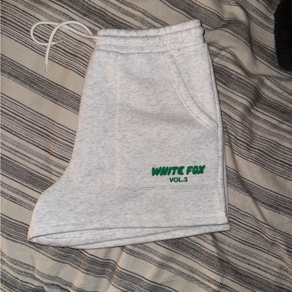 White fox shorts